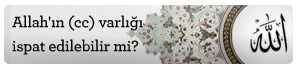 Allah'ın (cc) varlığı ispat edilebilir mi?